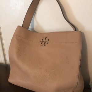 Tory burch Mcgraw hobo bag - tan